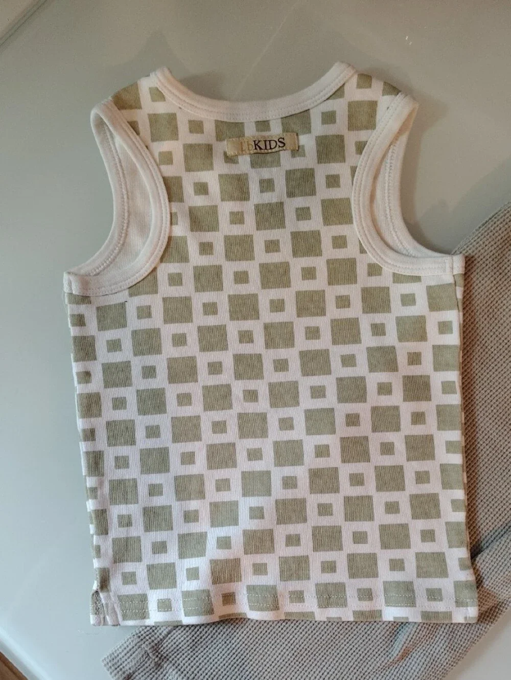 100% Cotton Tank and Waffle Knit Lounge Pants Set Size 3T